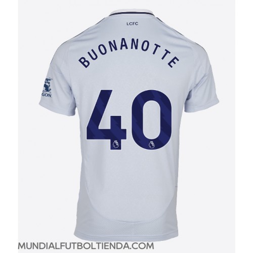 Camiseta Leicester City Facundo Buonanotte #40 Tercera Equipación Replica 2024-25 mangas cortas